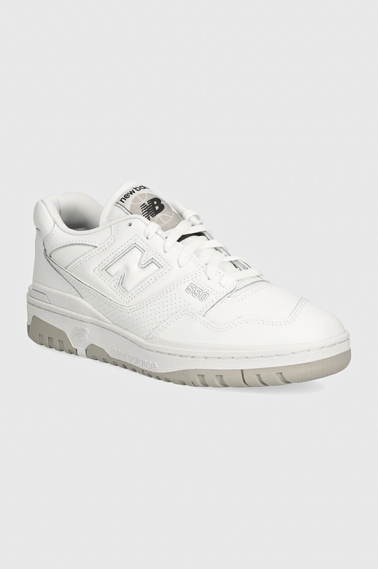 λευκό New Balance 550 White Grey Ανδρικά