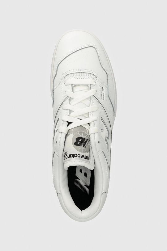 white New Balance leather sneakers BB550PB1