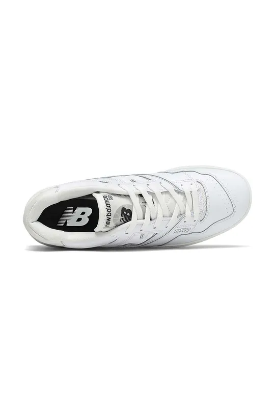New Balance sneakers in pelle 550 White Grey Uomo