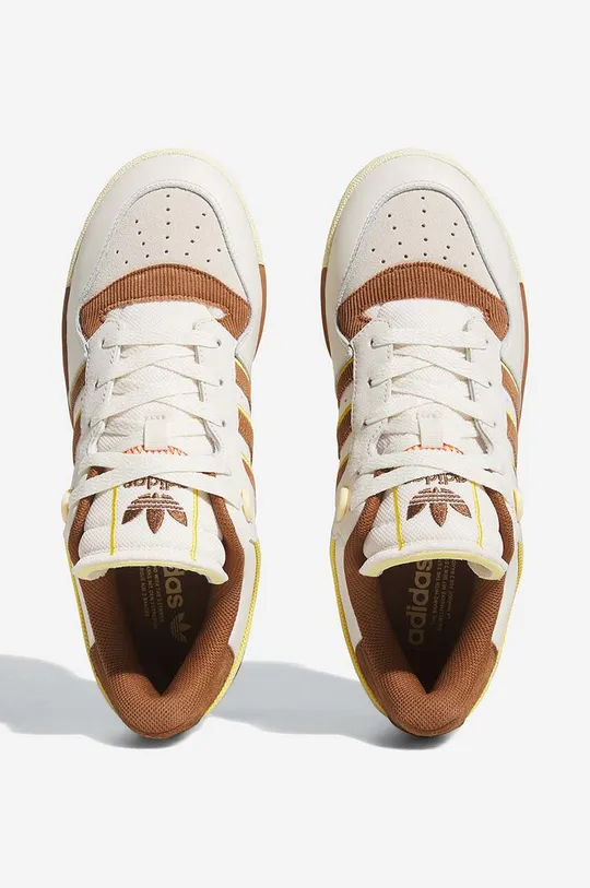 biały adidas Originals sneakersy skórzane Rivalry Low 86