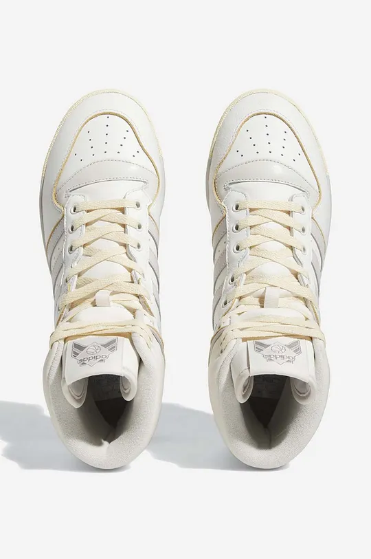 white adidas Originals sneakers Rivalry Hi