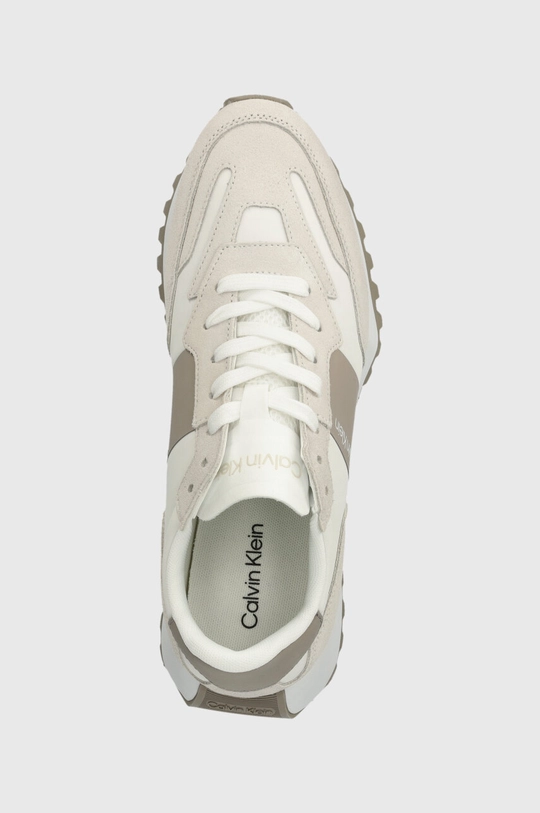 bézs Calvin Klein sportcipő LOW TOP LACE UP MIX