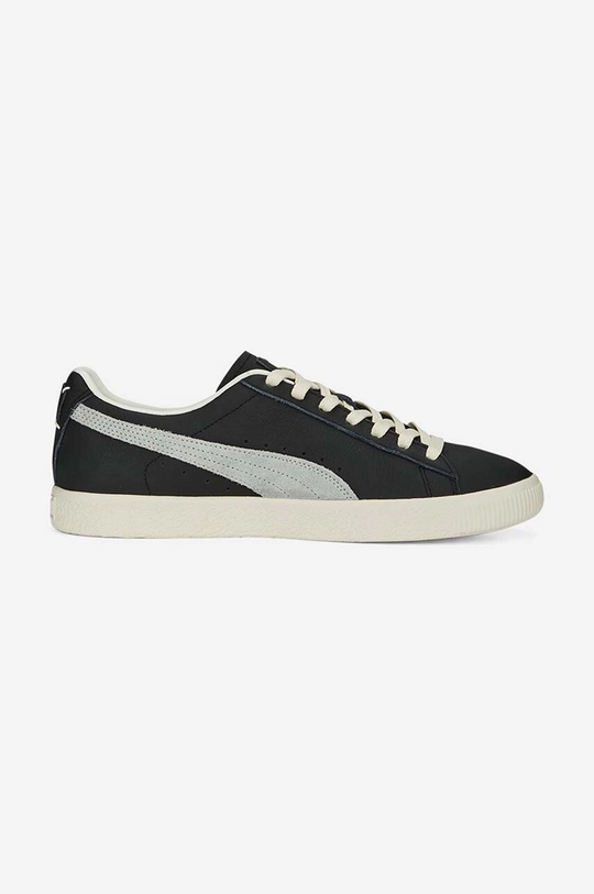 negru Puma sneakers din piele întoarsă Clyde Base De bărbați