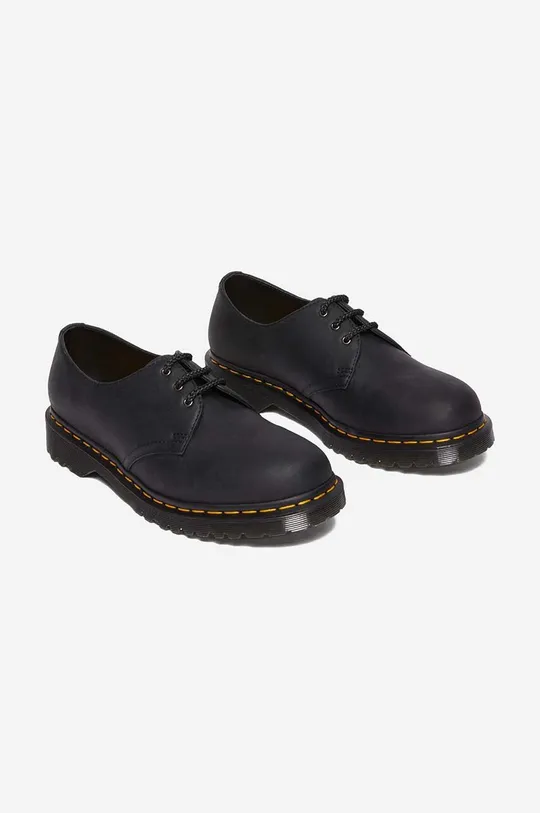 Kožené poltopánky Dr. Martens 1461 Waxed  Zvršok: Prírodná koža Vnútro: Syntetická látka, Prírodná koža Podrážka: Syntetická látka