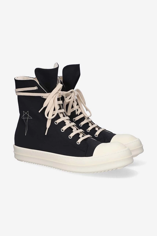 czarny Rick Owens trampki Męski