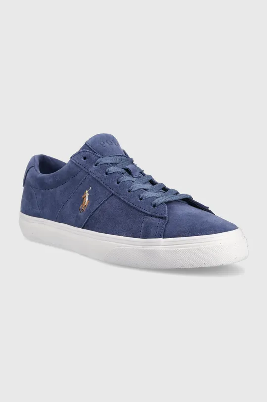Σουέτ αθλητικά παπούτσια Polo Ralph Lauren SAYER σκούρο μπλε