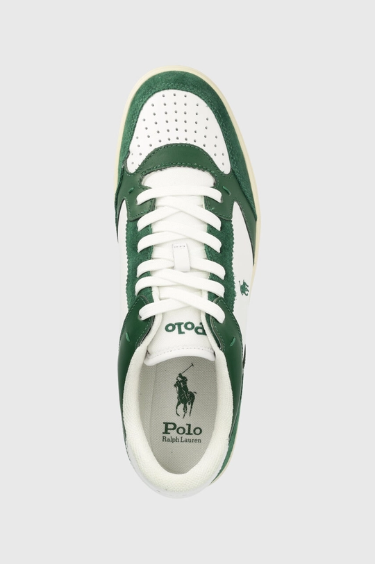 πράσινο Δερμάτινα αθλητικά παπούτσια Polo Ralph Lauren POLO CRT LUX