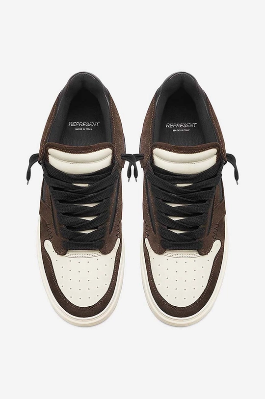 Kožené sneakers boty Represent Reptor Low M12043-039  Svršek: Přírodní kůže, Semišová kůže Vnitřek: Textilní materiál Podrážka: Umělá hmota