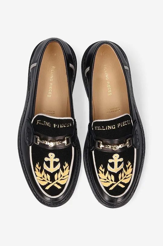 Filling Pieces leather loafers Captain Loafer black