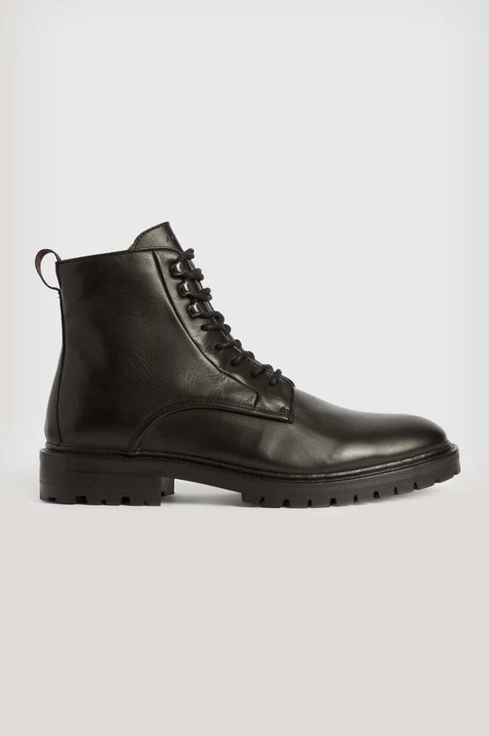 AllSaints buty skórzane LAKER skóra licowa czarny MZ036Z