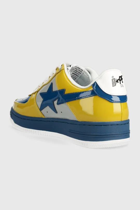 A Bathing Ape leather sneakers BAPE STA #2 001FWI801006M Uppers: Textile material, Patent leather Inside: Textile material Outsole: Synthetic material
