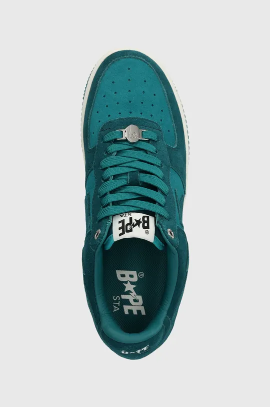 turquoise A Bathing Ape suede sneakers BAPE STA #3 001FWI701008I