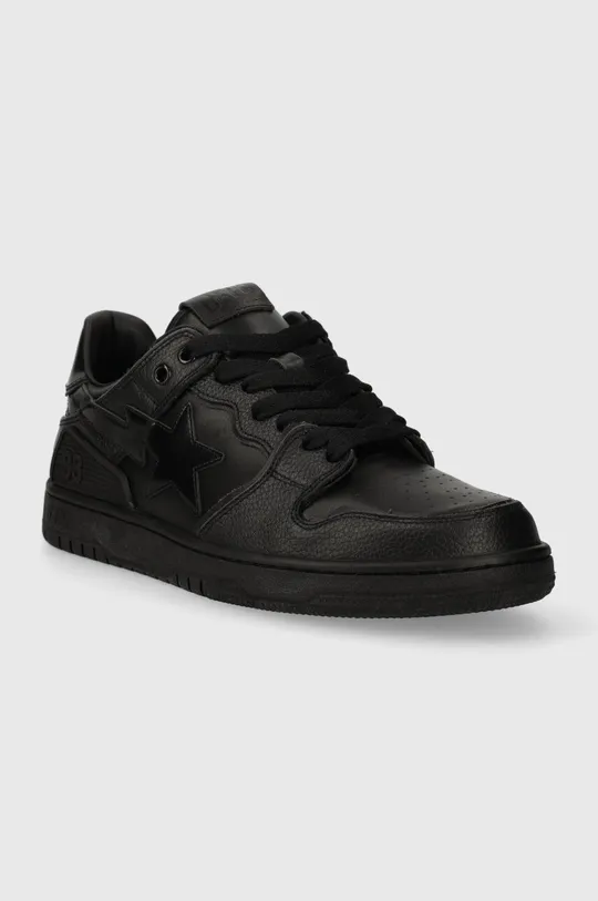 A Bathing Ape leather sneakers BAPE SK8 STA #3 001FWI701010I black