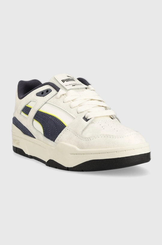 Δερμάτινα αθλητικά παπούτσια Puma Slipstream Always On λευκό