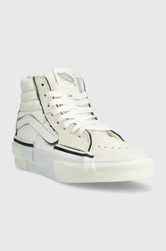 Πάνινα παπούτσια Vans SK8-Hi Reconstruct λευκό