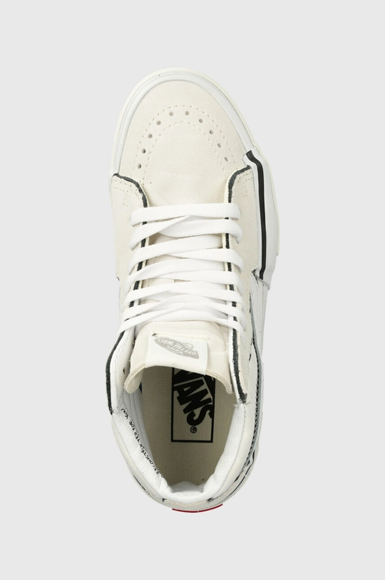 white Vans trainers SK8-Hi Reconstruct