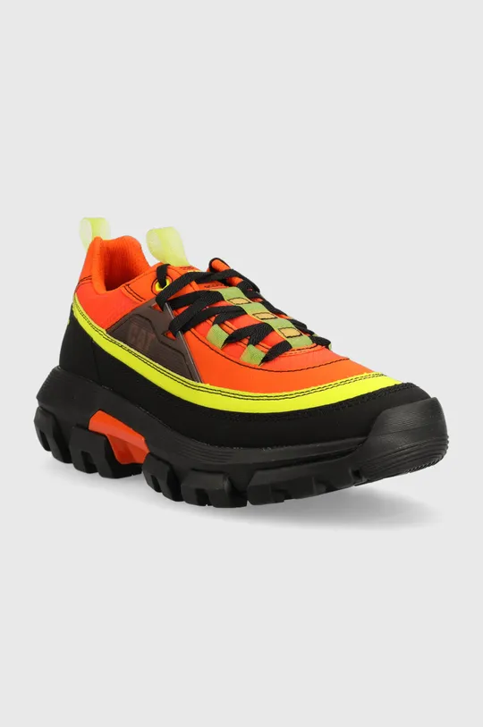 Δερμάτινα αθλητικά παπούτσια Caterpillar RAIDER LACE SUPERCHARGED πορτοκαλί