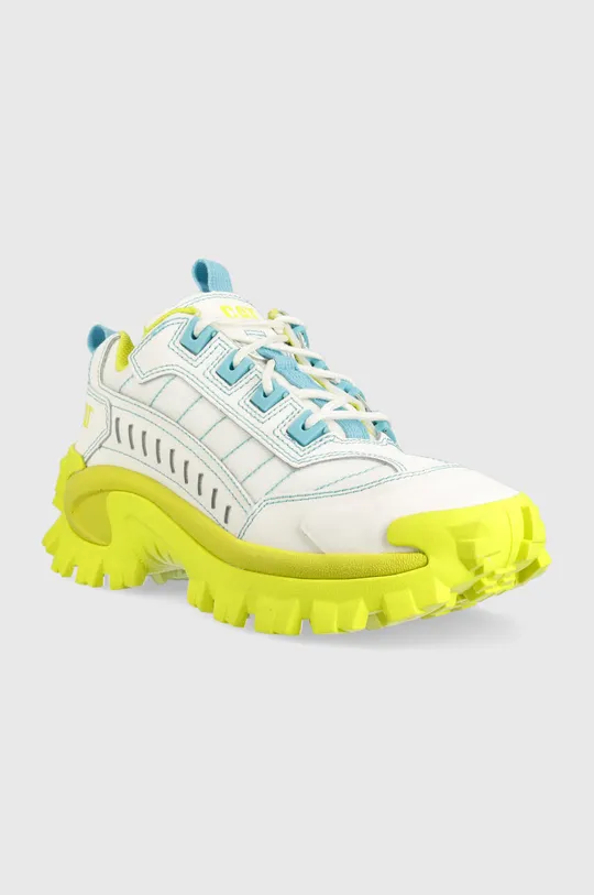 Δερμάτινα αθλητικά παπούτσια Caterpillar INTRUDER SUPERCHARGED λευκό