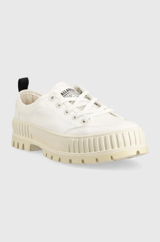 Πάνινα παπούτσια Palladium HERITAGE SHOCK λευκό