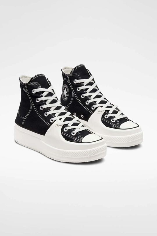 Πάνινα παπούτσια Converse Chuck Taylor All Star Construct μαύρο