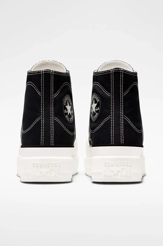 black Converse trainers Chuck Taylor All Star Construct