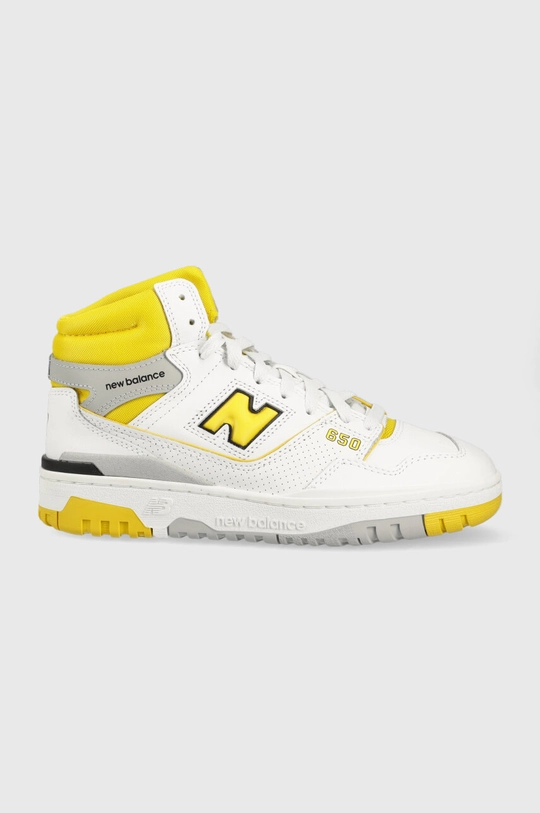 fehér New Balance bőr sportcipő BB650RCG Uniszex