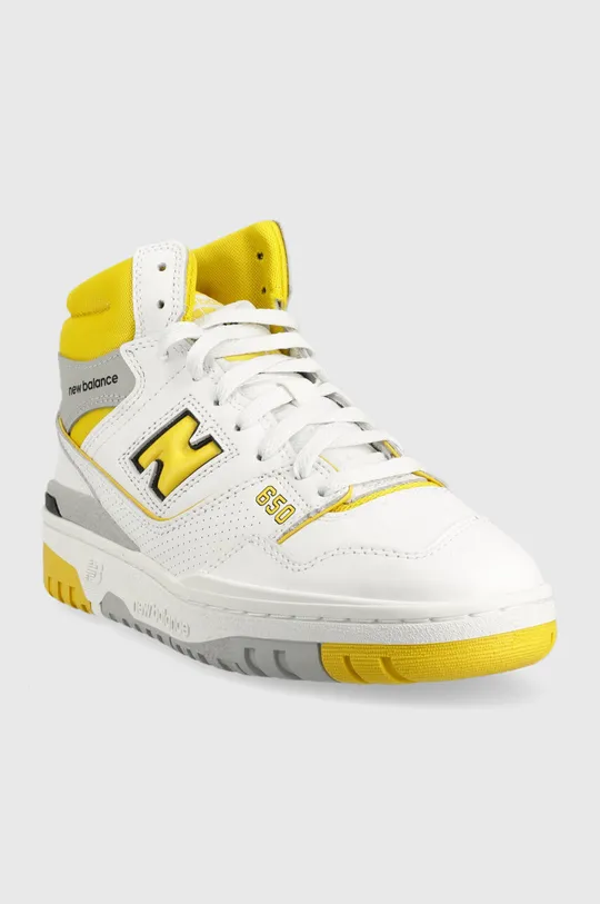 New Balance sneakers din piele BB650RCG alb