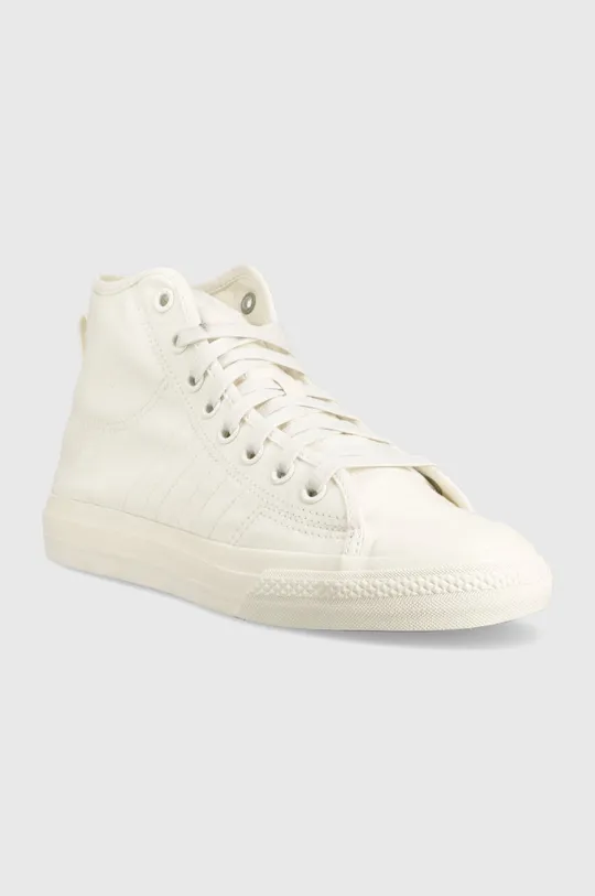 Πάνινα παπούτσια adidas Originals Nizza Hi RF λευκό