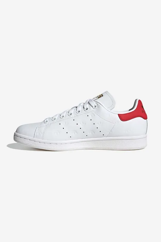 adidas Originals leather sneakers Stan Smith  Uppers: coated leather Inside: Synthetic material, Textile material Outsole: Synthetic material