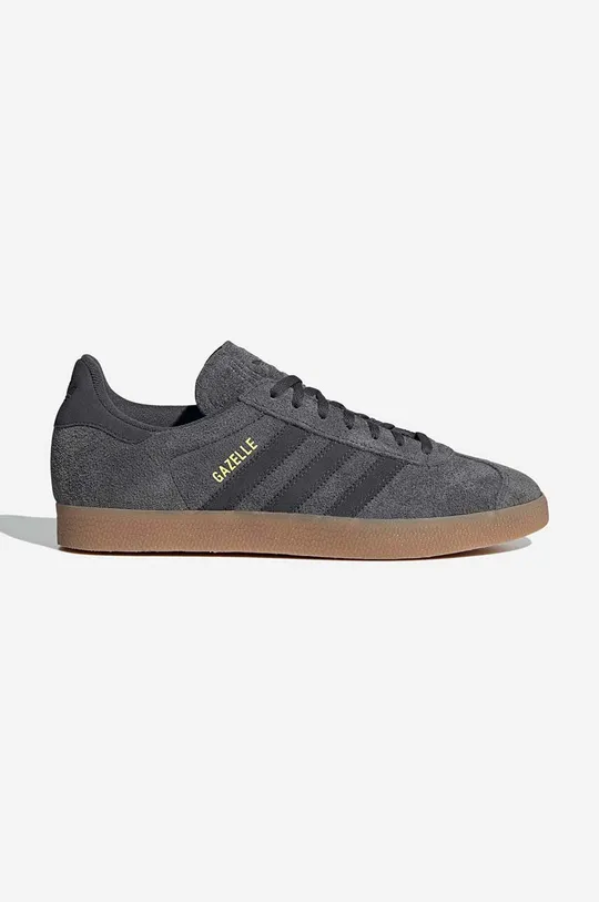 gray adidas Originals suede sneakers Gazelle Unisex