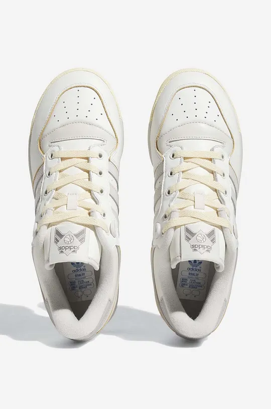 biały adidas Originals sneakersy skórzane Rivalry Low 86