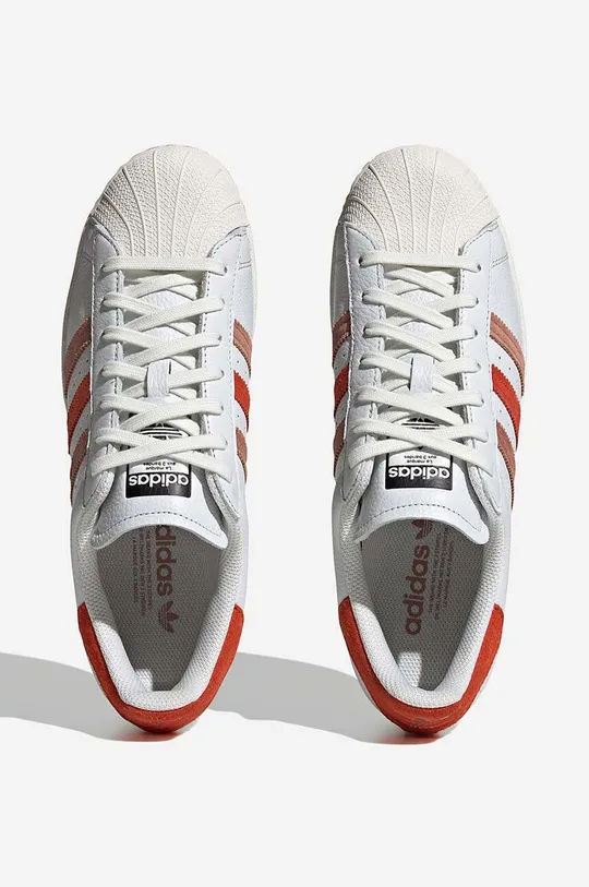 bílá Kožené sneakers boty adidas Originals Superstar GZ9380