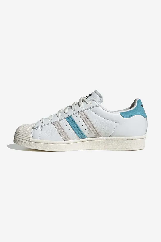 adidas Originals leather sneakers Superstar GZ9381  Uppers: Natural leather, Suede Inside: Synthetic material, Textile material Outsole: Synthetic material