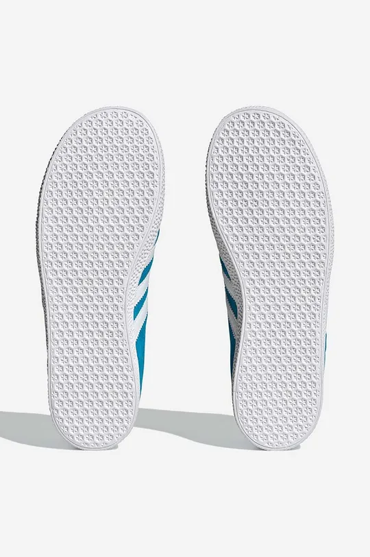 Σουέτ αθλητικά παπούτσια adidas Originals Gazelle J μπλε