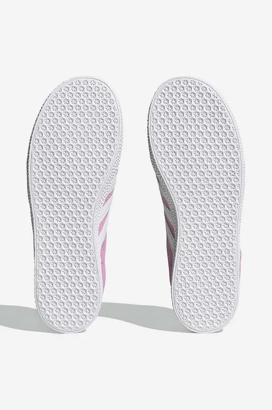 adidas Originals sneakers din piele întoarsă Gazelle J roz