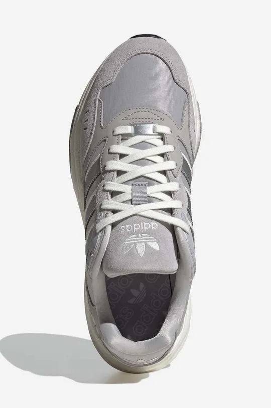 gray adidas Originals sneakers Retropy F90