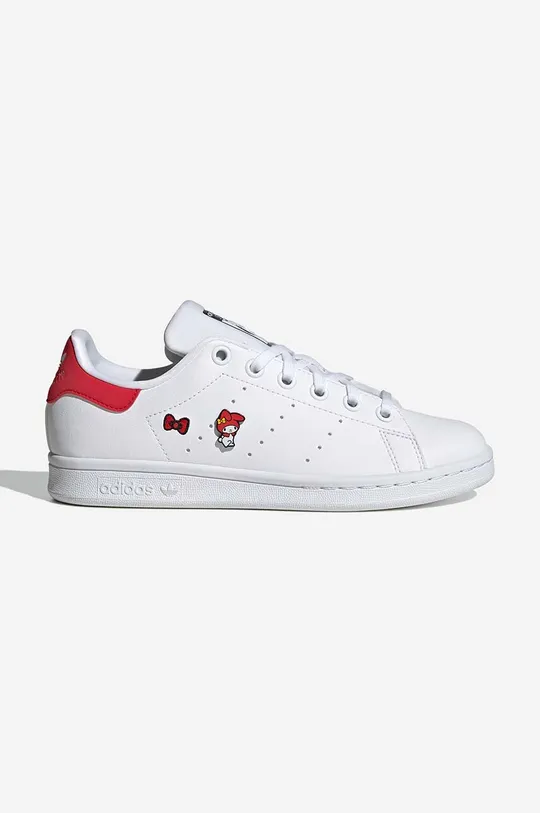 bílá Sneakers boty adidas Originals x Hello Kitty Stan Smith J Unisex