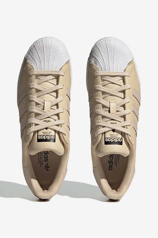beige adidas Originals sneakers Superstar W HQ1905