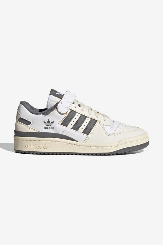 alb adidas Originals sneakers din piele Forum 84 Low Unisex