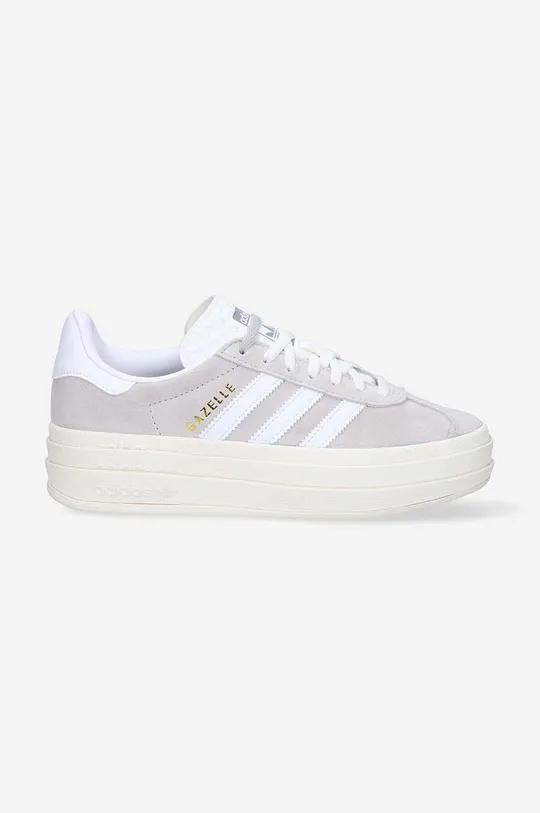 sivá Semišové tenisky adidas Originals Gazelle Bold W HQ6893 Unisex