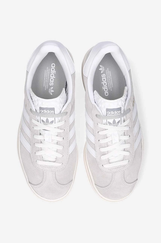 γκρί Σουέτ αθλητικά παπούτσια adidas Originals Gazelle Bold W