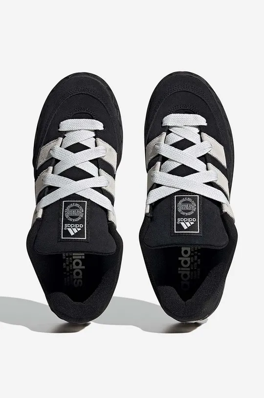 μαύρο Σουέτ αθλητικά παπούτσια adidas Originals Adimatic