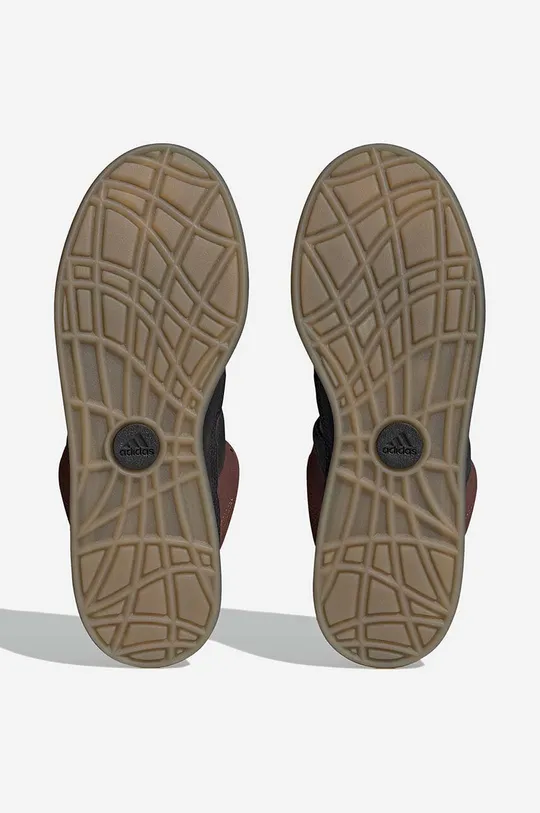 Semišové sneakers boty adidas Originals Adimatic hnědá