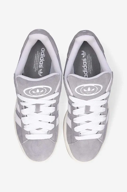 gray adidas Originals suede sneakers HQ8707