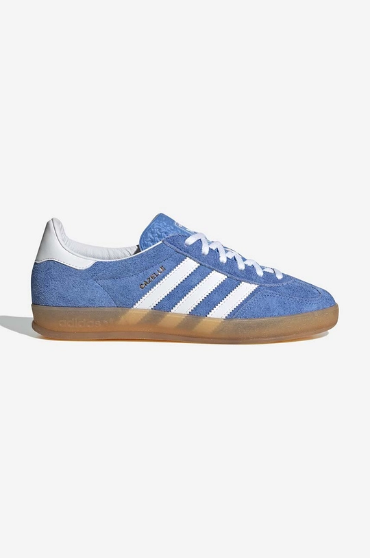 μπλε Σουέτ αθλητικά παπούτσια adidas Originals Gazelle Indoor Unisex