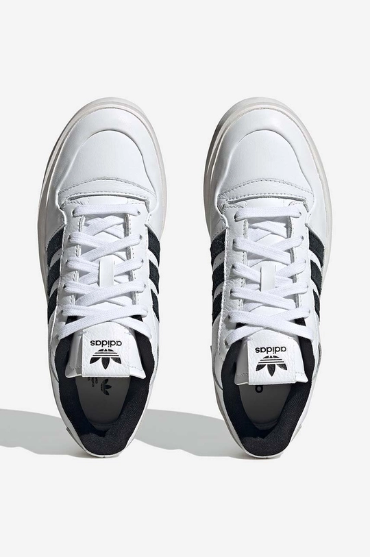 white adidas Originals leather sneakers Forum Bonega