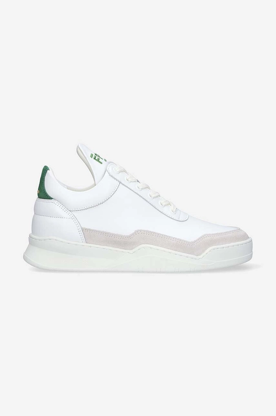 bílá Kožené sneakers boty Filling Pieces Low Top Ghost Unisex