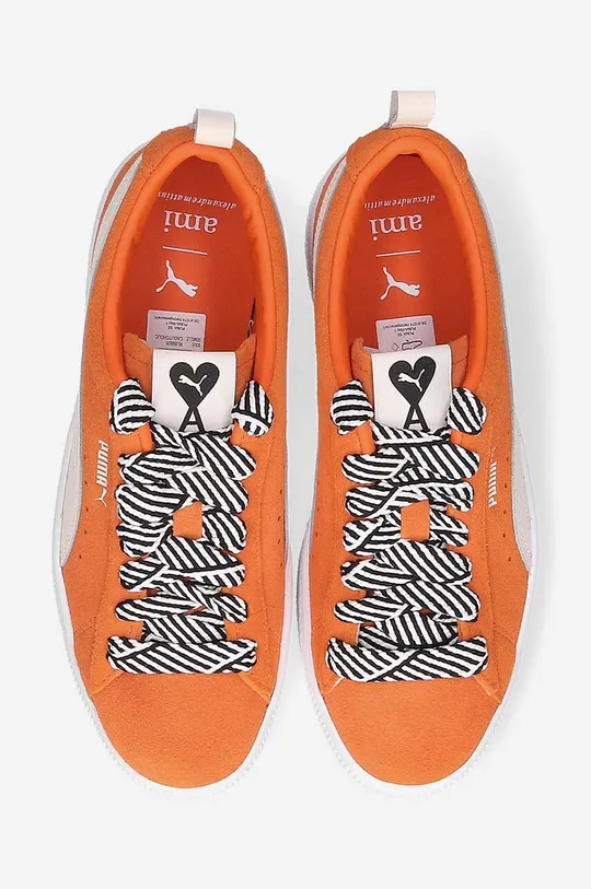 orange Puma suede sneakers VTG AMI Jaffa