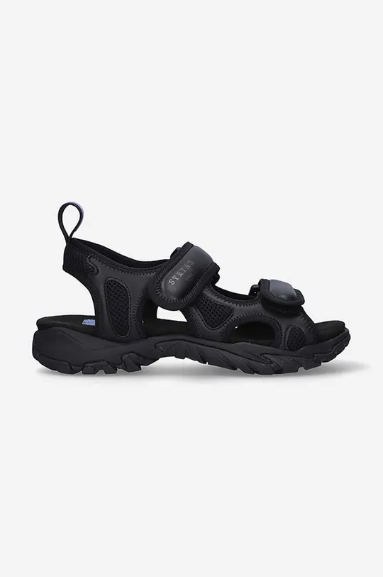 black MCQ sandals Striae Unisex