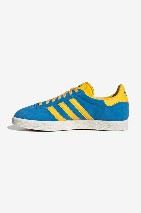 Kožené tenisky adidas Originals Gazelle modrá